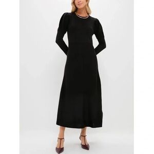 POMANDER PLACE Black Brielle Sweater Dress Womens Size XSmall NWT